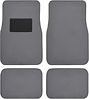 Vista 13 de Alfombrillas de piso de alfombra para trabajo pesado beige delanteras y traseras, forros universales para automóvil, SUV, camioneta y camión