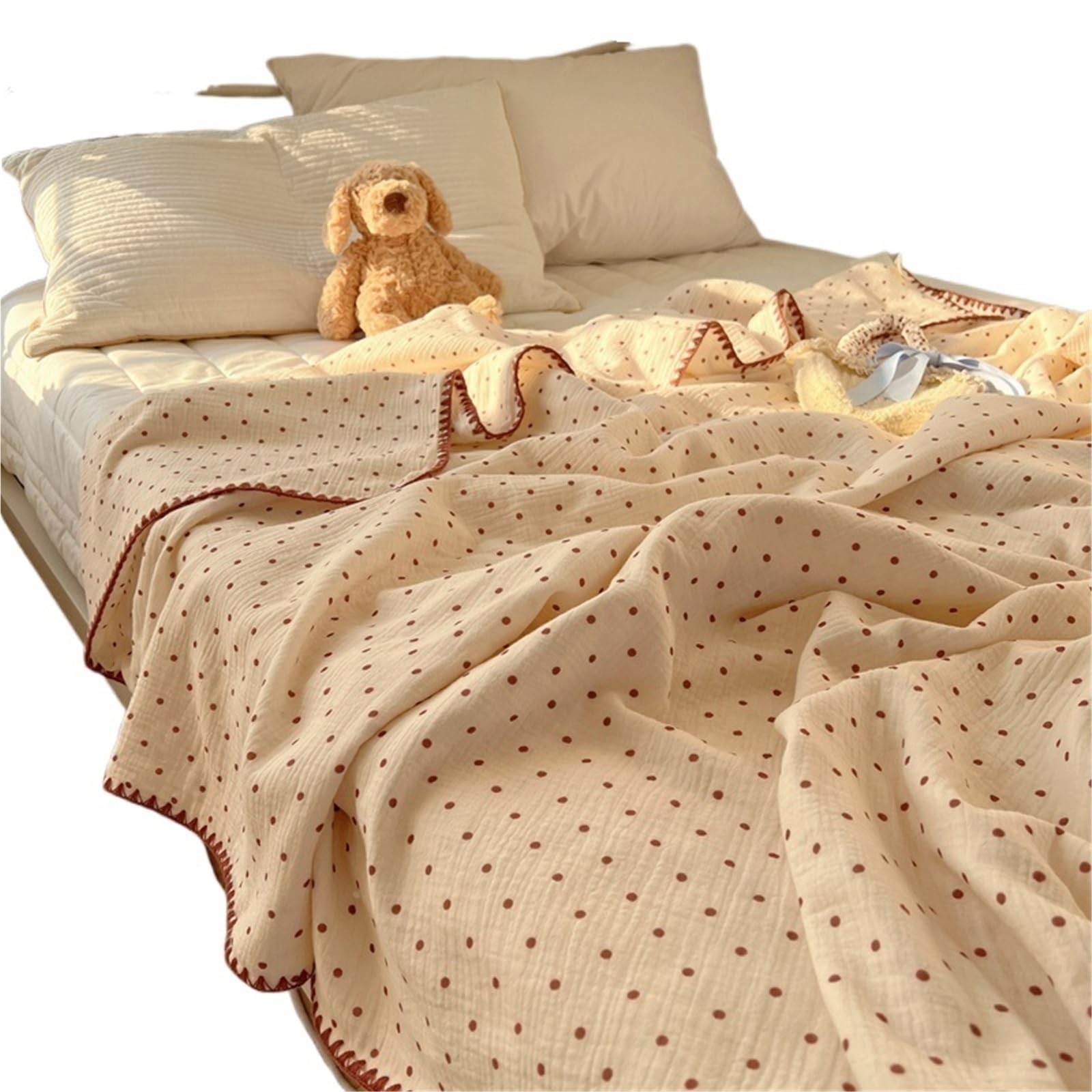 Plaids doux en coton pour lit enfant, couverture de sieste dessin animé