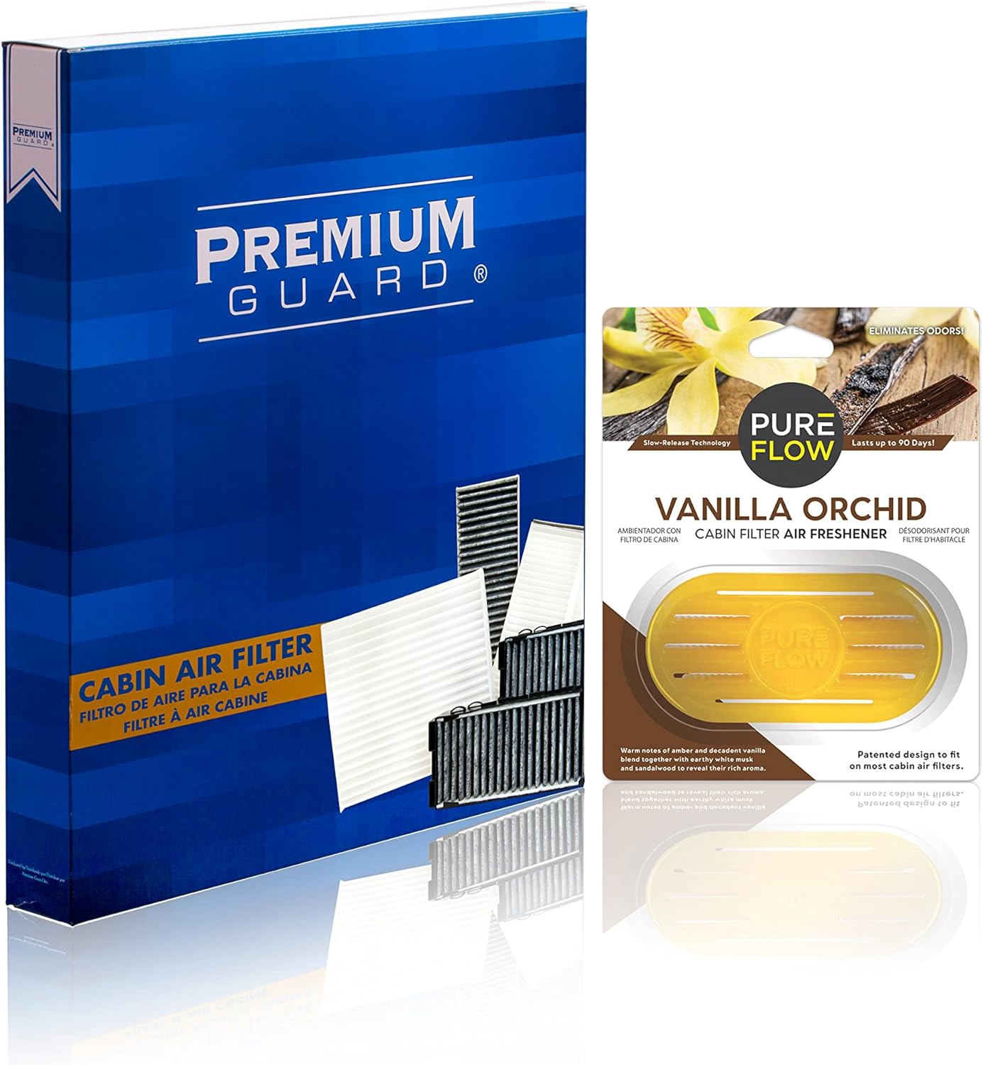 PG Cabin Air Filter PC99497P with Vanilla Orchid Cabin Filter Air Freshener | Fits 2019-20 Subaru Forester