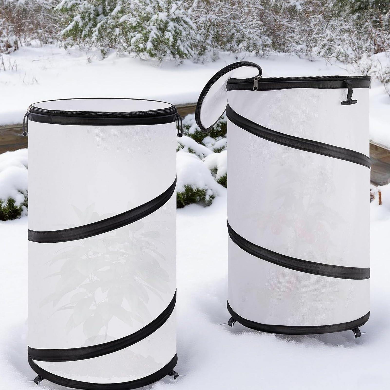 Protection Contre Le Froid Hivernal Pour Fleurs D'Extérieur Couverture