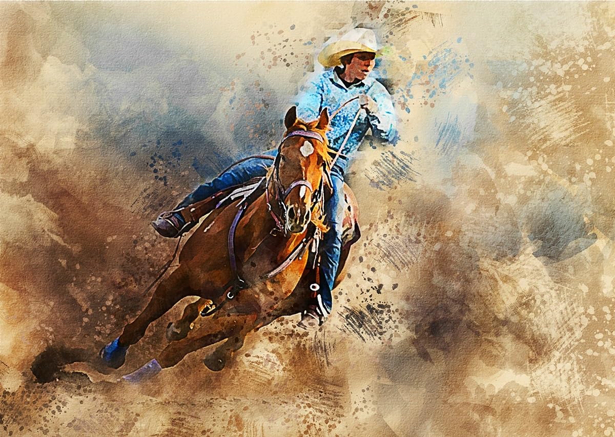 Generic Emerging from The Dust Fabric Panel - CBY-021, Panel Size is 18” X 12.8”, Quality Quilting Cotton