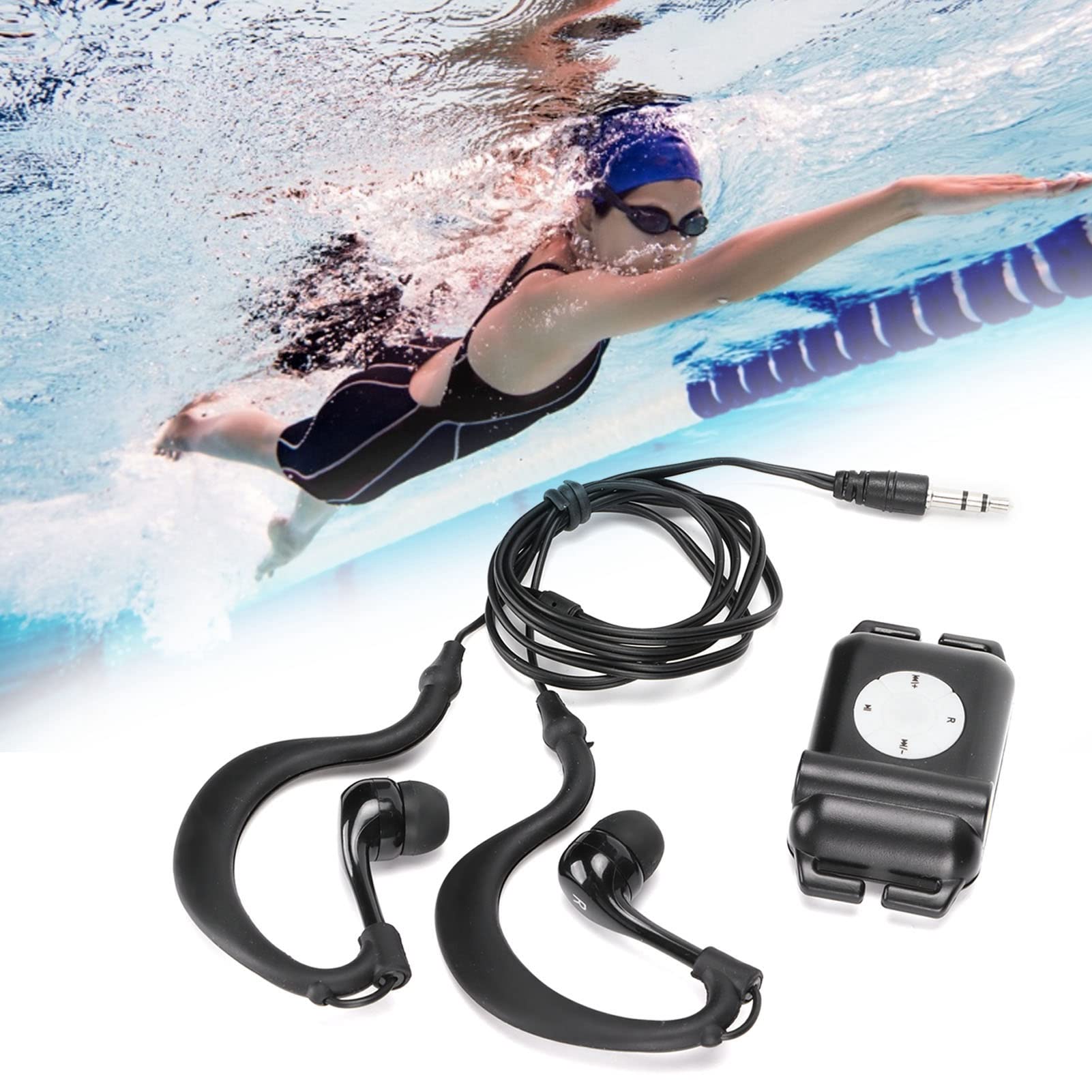 Lecteur MP3 étanche pour la Natation, Lecteur de Musique étanche IPX8 avec Casque sous-Marin
