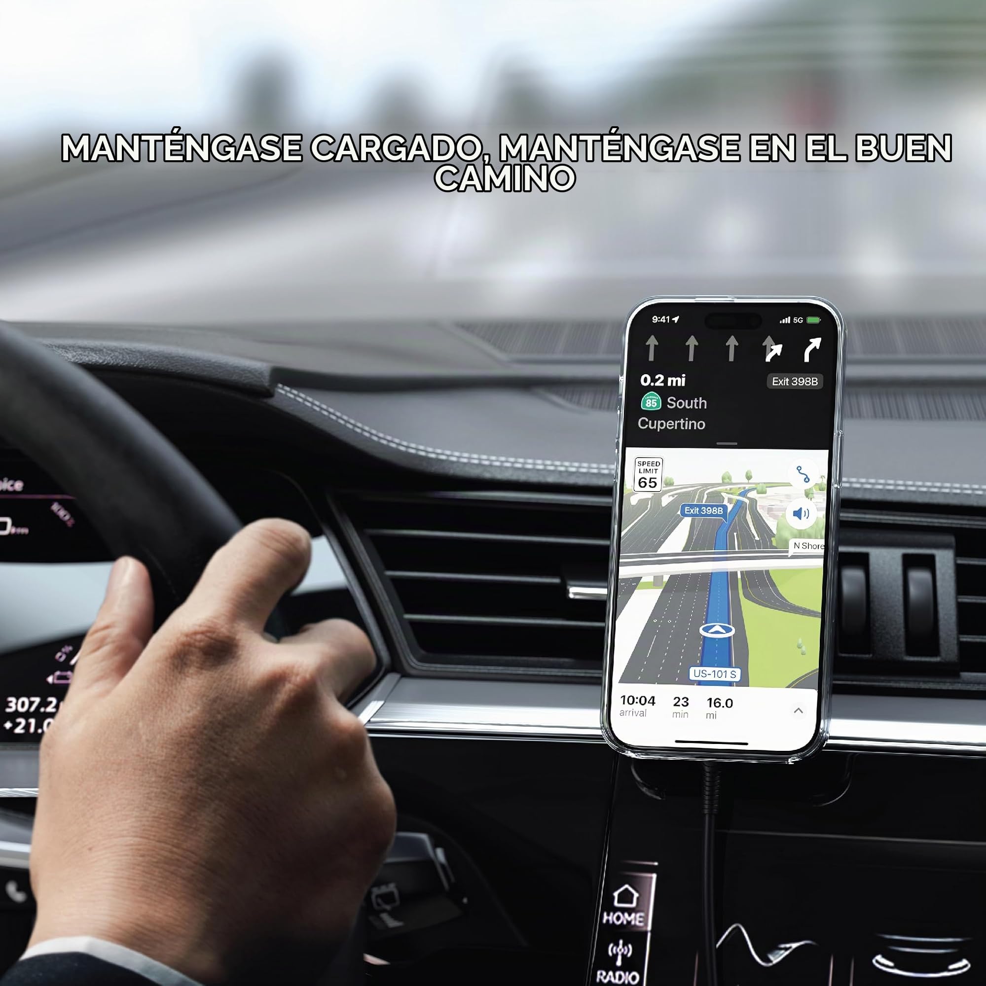 SATECHI Cargador Inalámbrico Qi2 para Coche, Soporte Magnético de Teléfono para Rejillas de Aire, Carga Rápida 15W, Compatible con Series iPhone 17 16 15 a 12