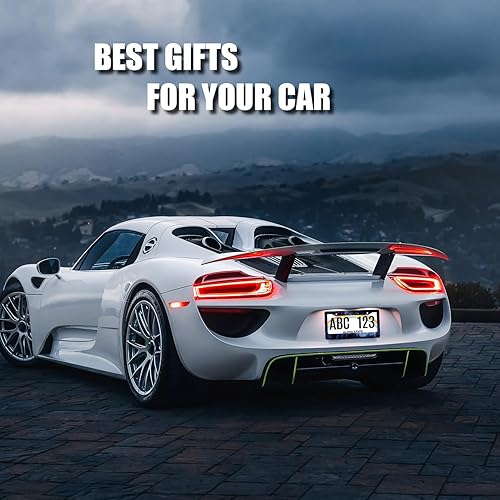 Miniatura 4 de Marco de matrícula de Galaxy Forest con estrellas y galaxias azules, personaliza colorido acero inoxidable a prueba de óxido, divertida cubierta de