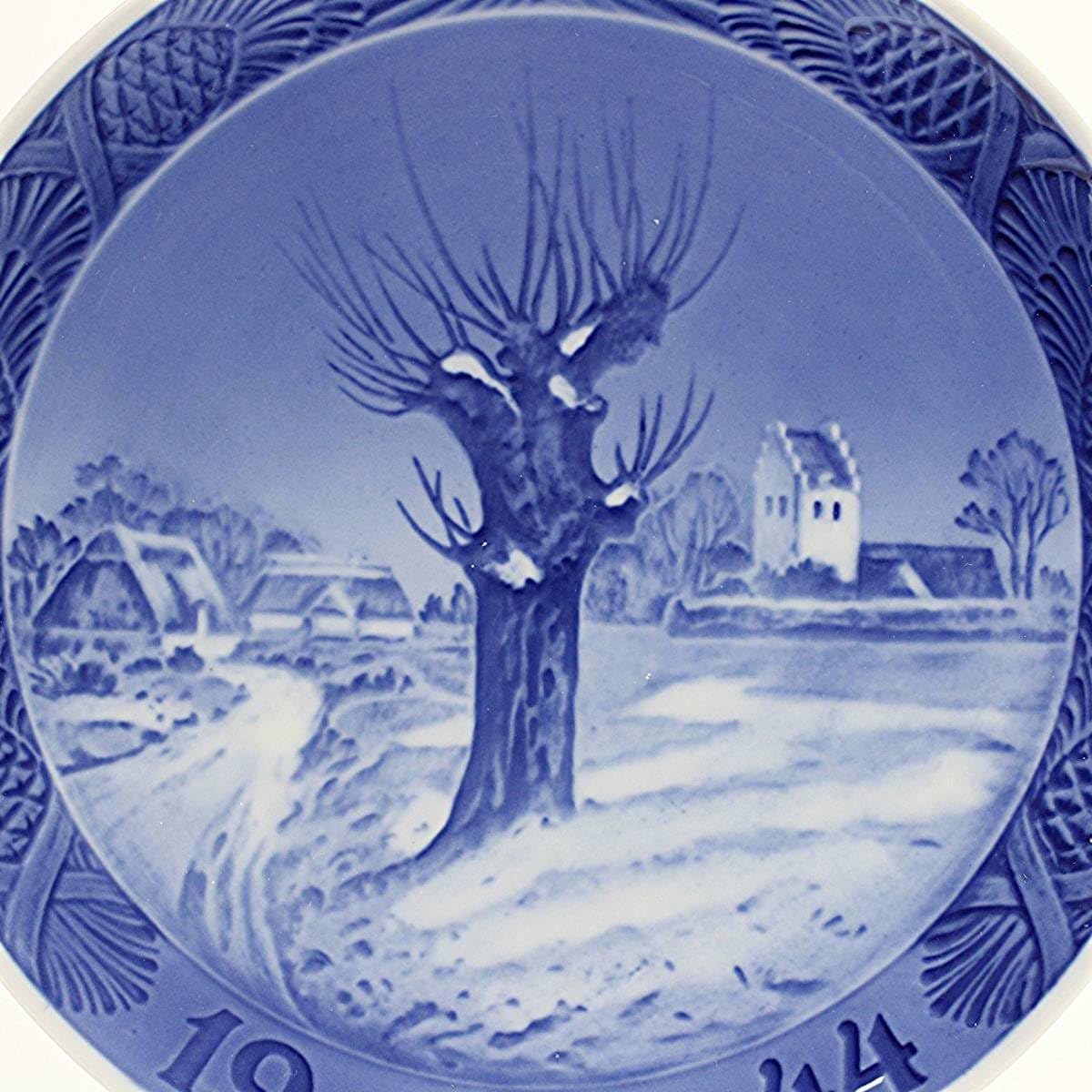 Amazon.co.jp: 1944年 ロイヤルコペンハーゲン イヤープレート 「雪に