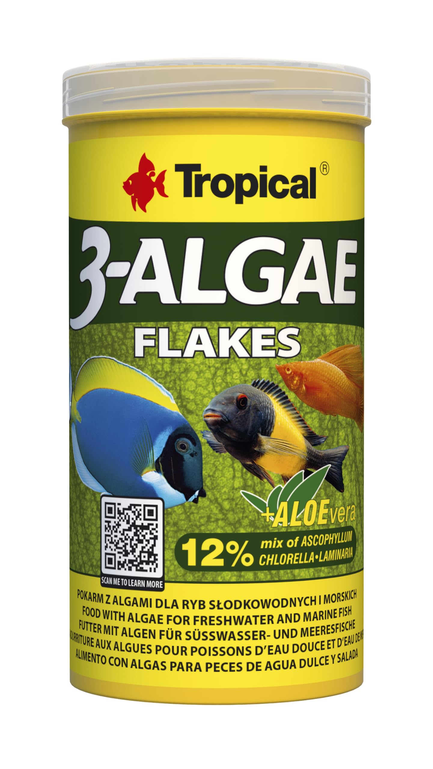 Tropical 3 Algae Flakes, 250 ml
