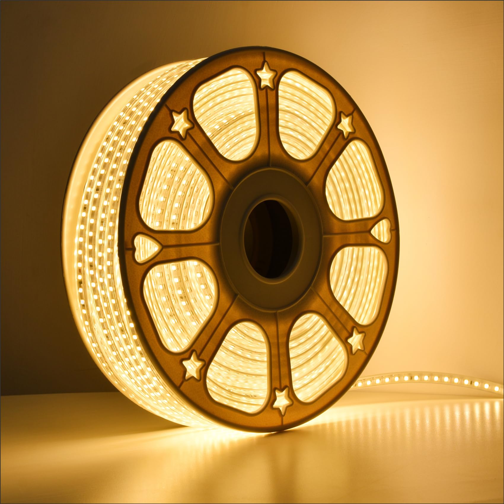 Forus LED Rope Strip Light 20 Meters 2 Year Warranty, Outdoor Waterproof Decorative Cove Lights for Ceiling, Balcony, Home Decor, Interior Decoration, Flexible Rope Light for Diwali, Christmas -Yellow (B0D9WC4Q7K) Amazon Price History, Amazon Price Tracker