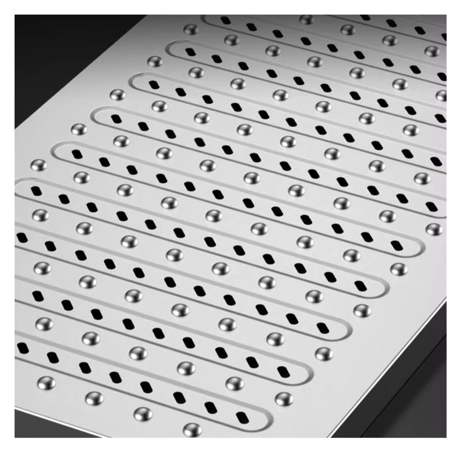 SUS Drain Grate Cover - Non-Slip Outdoor Sewer Cover Plate for Efficient Water Drainage(58x10x2.5cm 2mm)