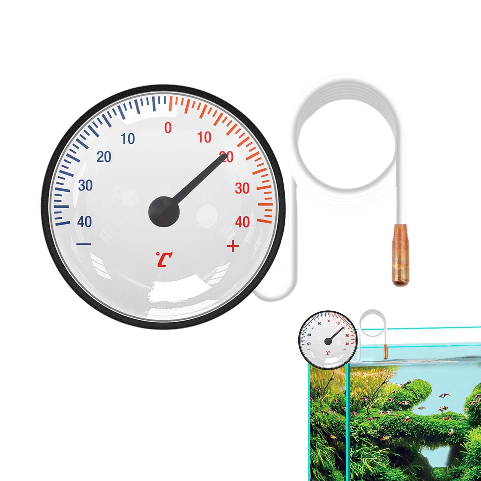 Quadrante termometro, termometro a refrigerazione capillare Vapore, capillare da 56 Pollici, intervallo di Temperatura -40/40 ° C - termometro a Liquido per Le Piscine dei Serbatoi di Pesce