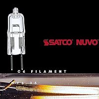 Vista 9 de Satco Bombilla halógena S3156 75W T4; 75W 12V BI-PIN HLGN; 75 vatios; halógeno; T4; transparente; 1350 lúmenes; base bipin GY6.35; 12 voltios