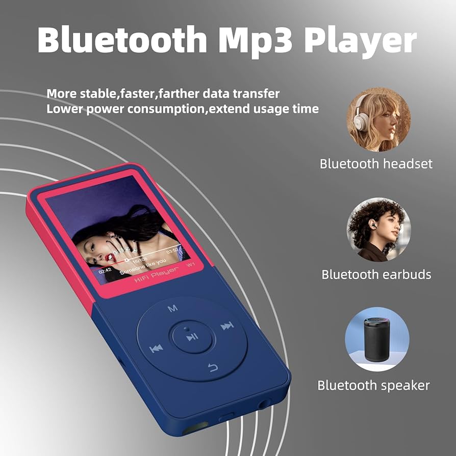 Amazon.com: Bluetooth Mp3 Player, Classic Portable Mp3