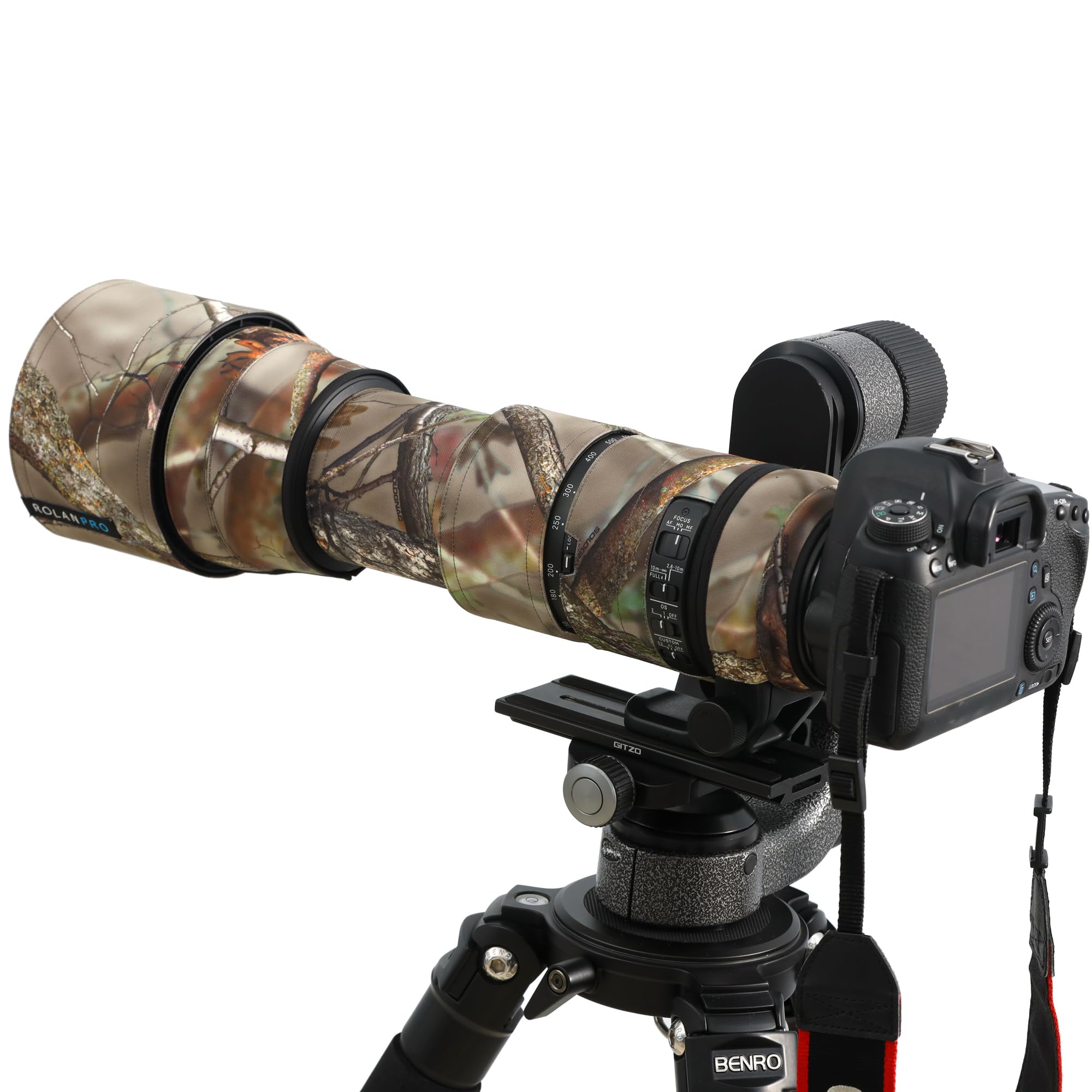 ROLANPRO Camouflage Lens Cover voor Sigma 150-600mm F5-6.3 DG OS HSM Hedendaagse Jas Lens Beschermende Mouw Case-#9 Waterdicht