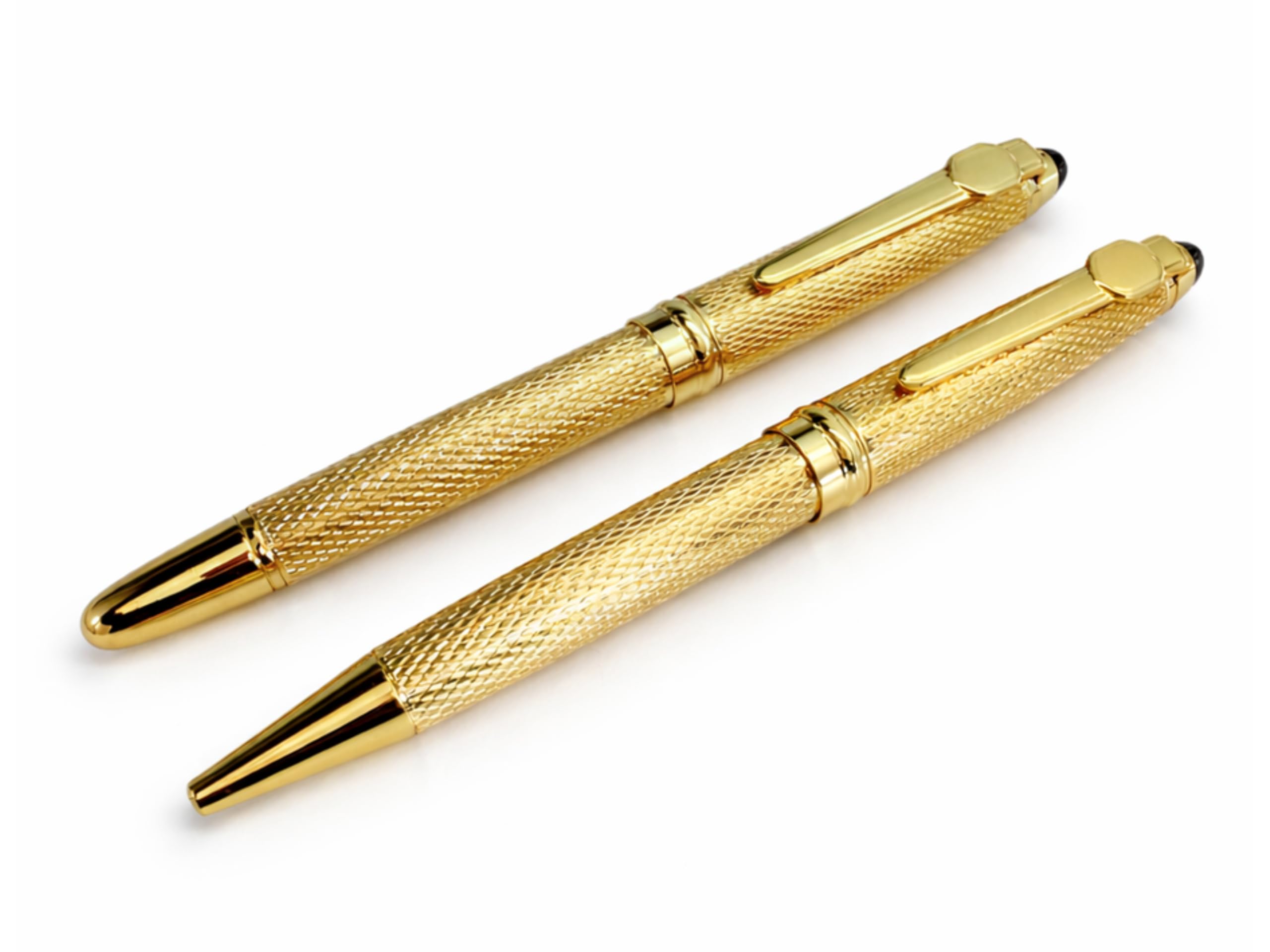 Premium Stifte-Set Gold Kugelschreiber & Tintenroller