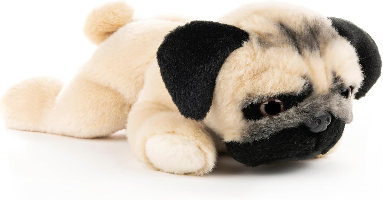GUND Doug The Pug Lounging Doug Plush, Pug Stuffed Animal, Plush Toy for Ages 1 and Up, 12”