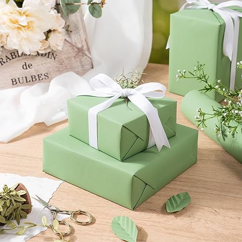 Vista 207 de RUSPEPA Rollo grande de papel de estraza de 30 x 393 pulgadas (32.8 pies), papel de regalo morado reciclable para envolver regalos de cumpleaños