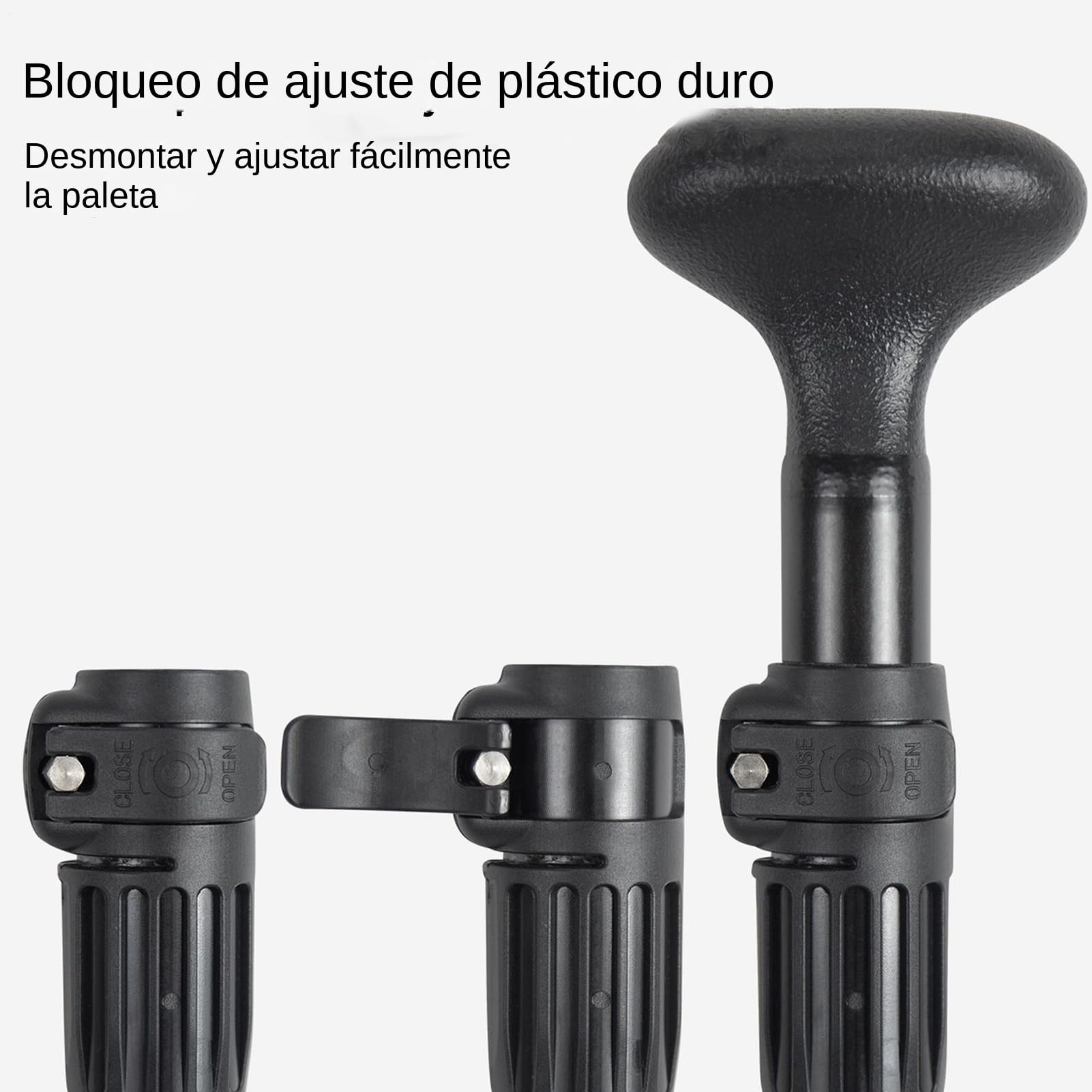 Paleta De Paddle Surf - Pala Telescópica Ergonómica,Herramienta de Remo Portátil y Accesorios para Canoa, Suministros Deportivos para Pesca Diaria, Surf, Actividades Marinas, Principiantes,