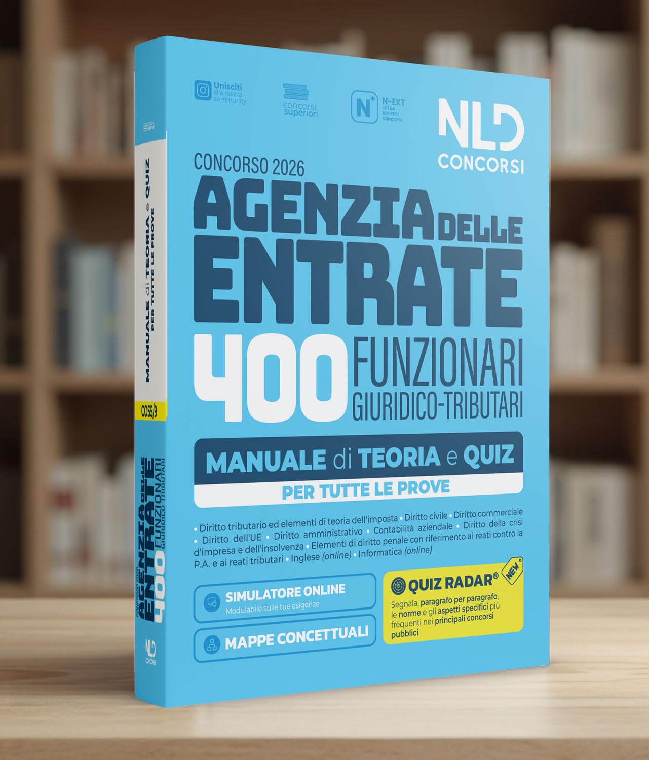 Concorso Agenzia delle Entrate ADE 2026 400 funzionari giuridico-tributari. Manuale di teoria e quiz. Con software di simulazione