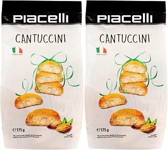 Piacelli Cantuccini Almond Biscotti Pack of 2 2x175g