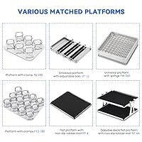 Vista 5 de NEWTRY Plataforma para la incubadora controlada por temperatura ES-60 & Shaker Incubadora de agitación científica 50~300rpm (PP-4)
