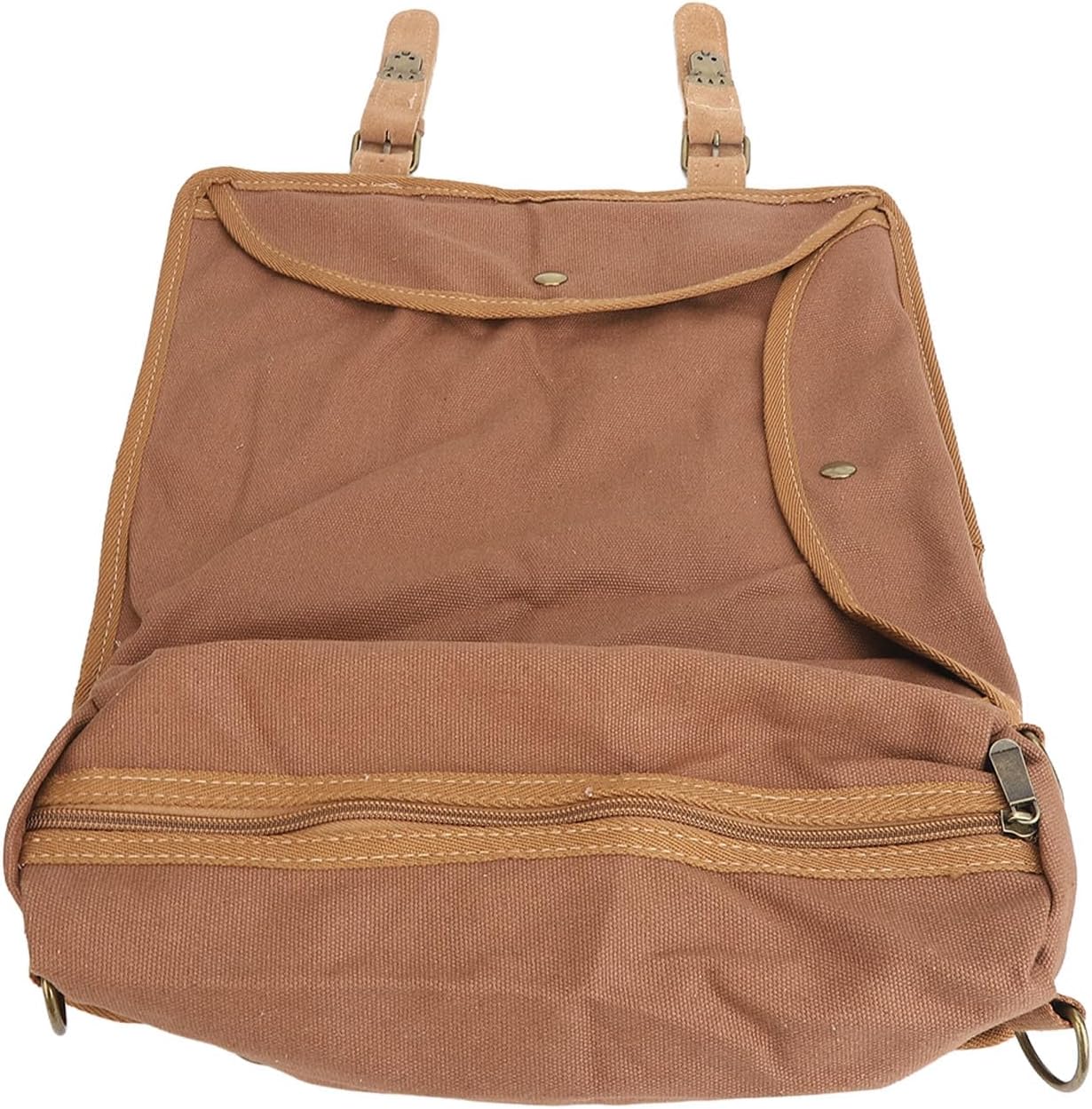 Cocktail Kit Bag Bartending Tool Bag Portable Bartender Bag Adjustable Shoulder Strap Canvas Bartender Kit Bag with Built in Compartments and Pockets (Coffee)