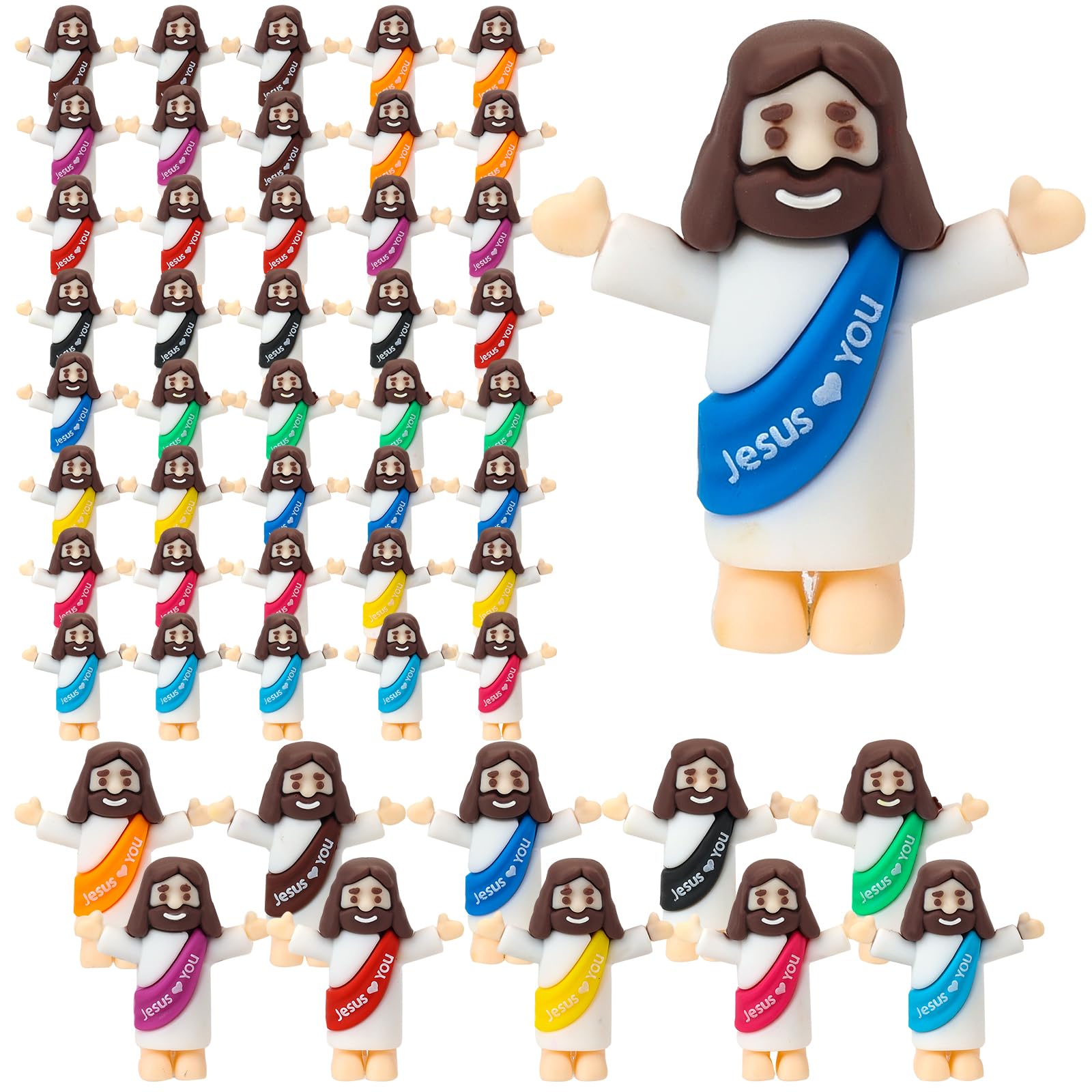 Amazon.com: Voopurbic 50 Pcs Little Jesus Figurines Bulk, Multi