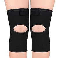 Vista 3 de Bezioner Rodilleras de voleibol, esponja gruesa antideslizante, rodilleras de baile para mujeres, yoga, baloncesto, fútbol, jóvenes, niñas