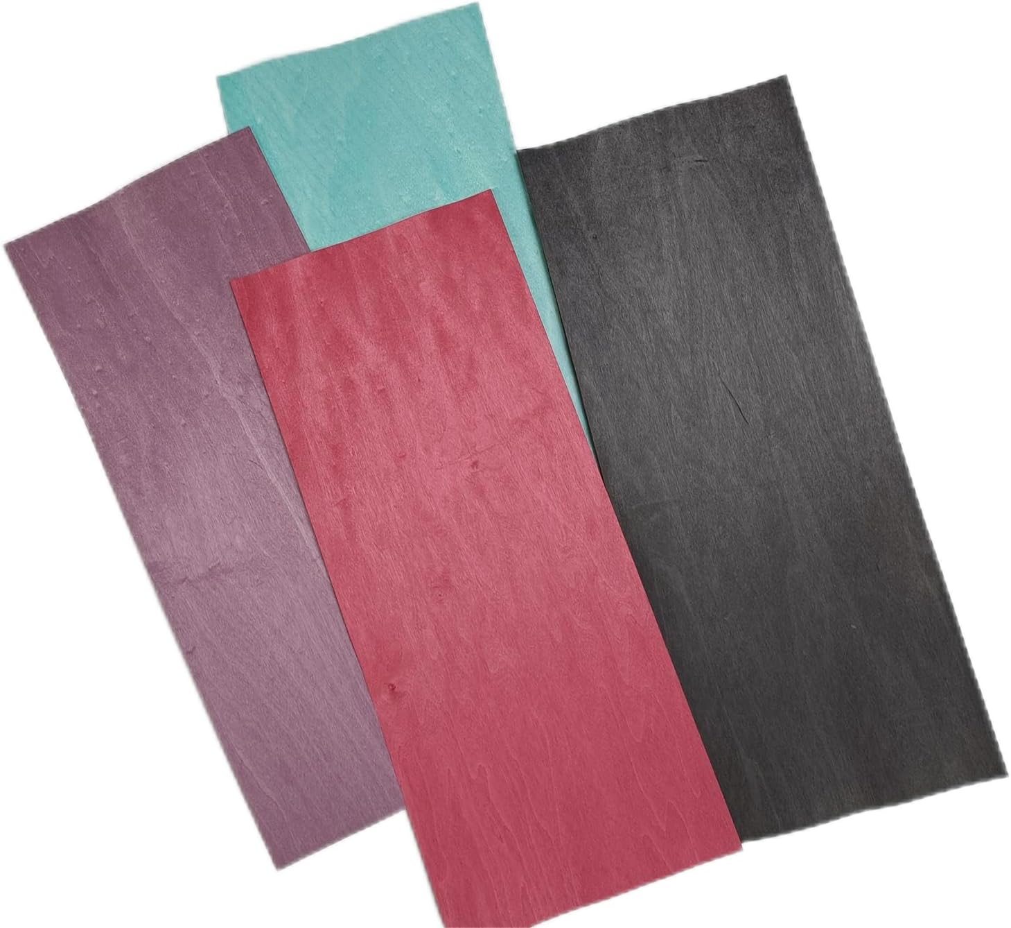 ebpsneer Natural Maple Wood Veneer, Size 20” x 8”, 4 Colors