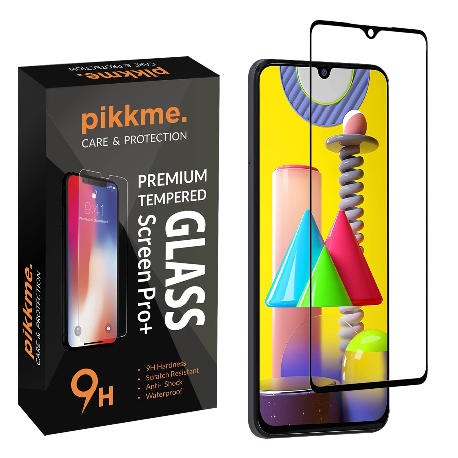 Pikkme Tempered Glass Screen Protector for Samsung Galaxy M31 / F41 / M31 Prime Edge to Edge Coverage with Easy Installation kit (B09RQ3TBMD) Amazon Price History, Amazon Price Tracker
