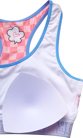 COCO BRANDS SpongeBob SquarePants Womens Underwear Set - 2 Piece Racerback Sports Bra & Boyshort Bra and Panty Set