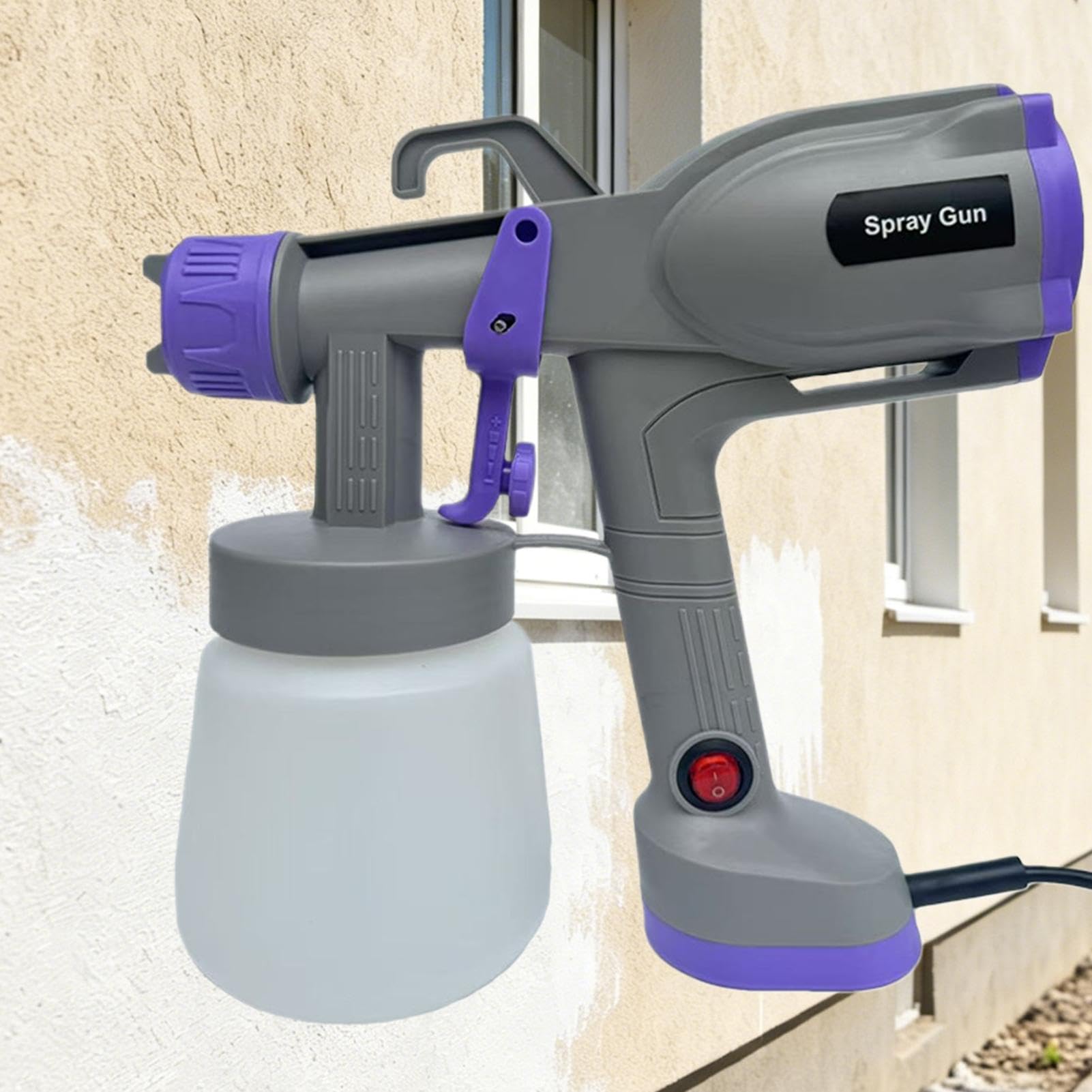 Spruzzatore di Vernice per Mobili con 5 Ugelli Elettrico per Verniciatura | Spruzzatore Elettrico Per La Casa Per Progetti Fai Da Te Giardino Mobili Soffitto Parete