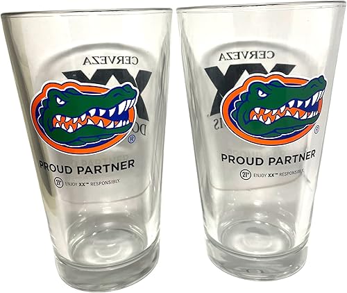 Miniatura 3 de Dos Equis XX Cerveza - Juego de 2 vasos de pinta (2)