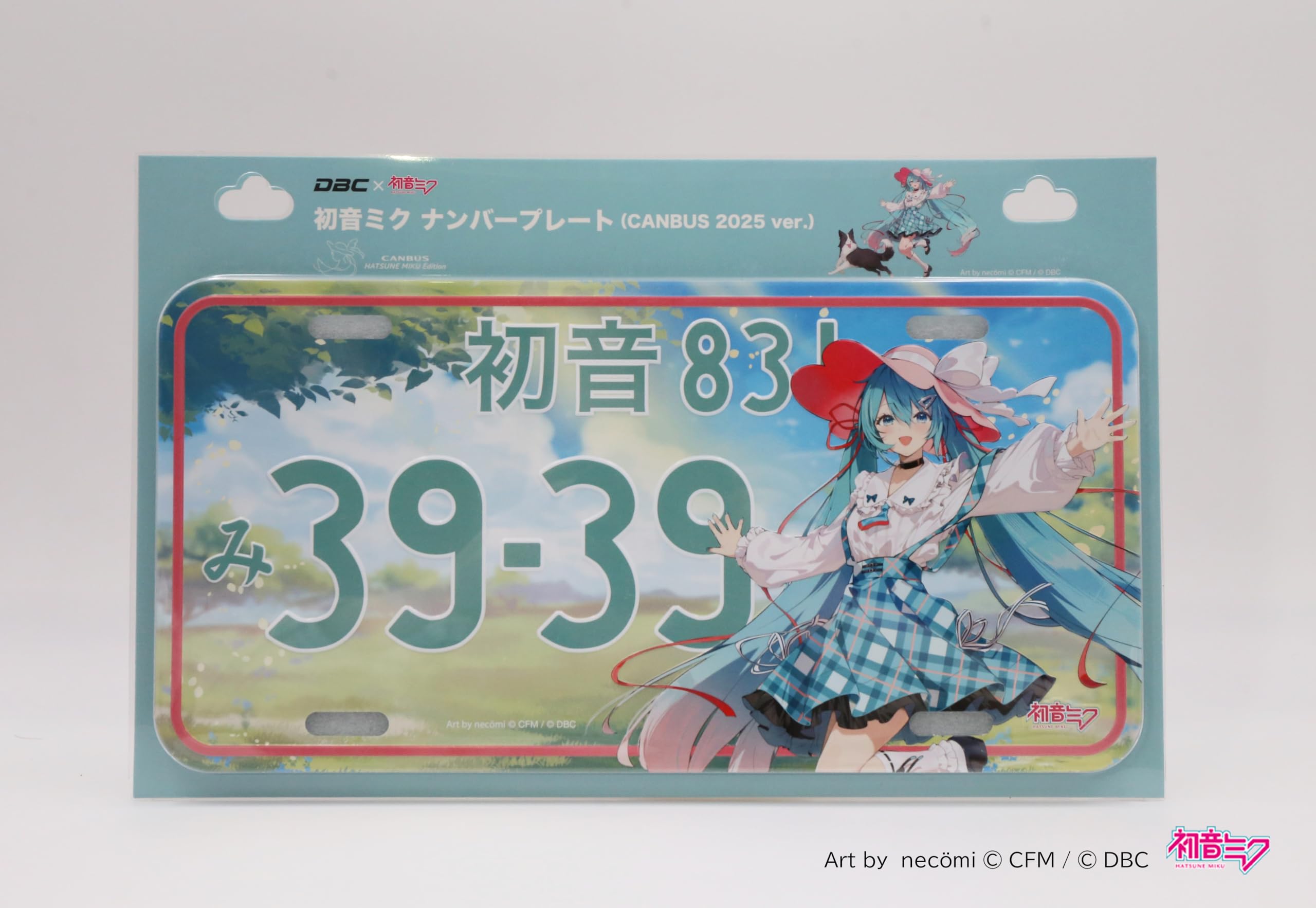 Amazon.co.jp: 初音ミク ナンバープレート（CANBUS2025ver.) アルミ