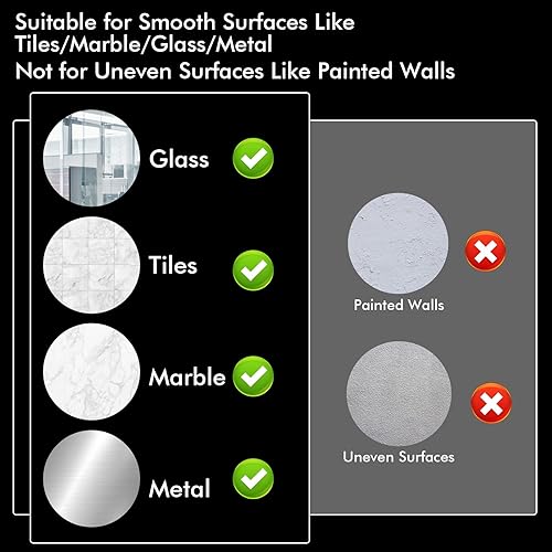 Miniatura 5 de Soporte de acrílico para letreros de 8.5 x 11 pulgadas, soporte de plástico con cinta adhesiva 3M, soporte de letrero de pared transparente para
