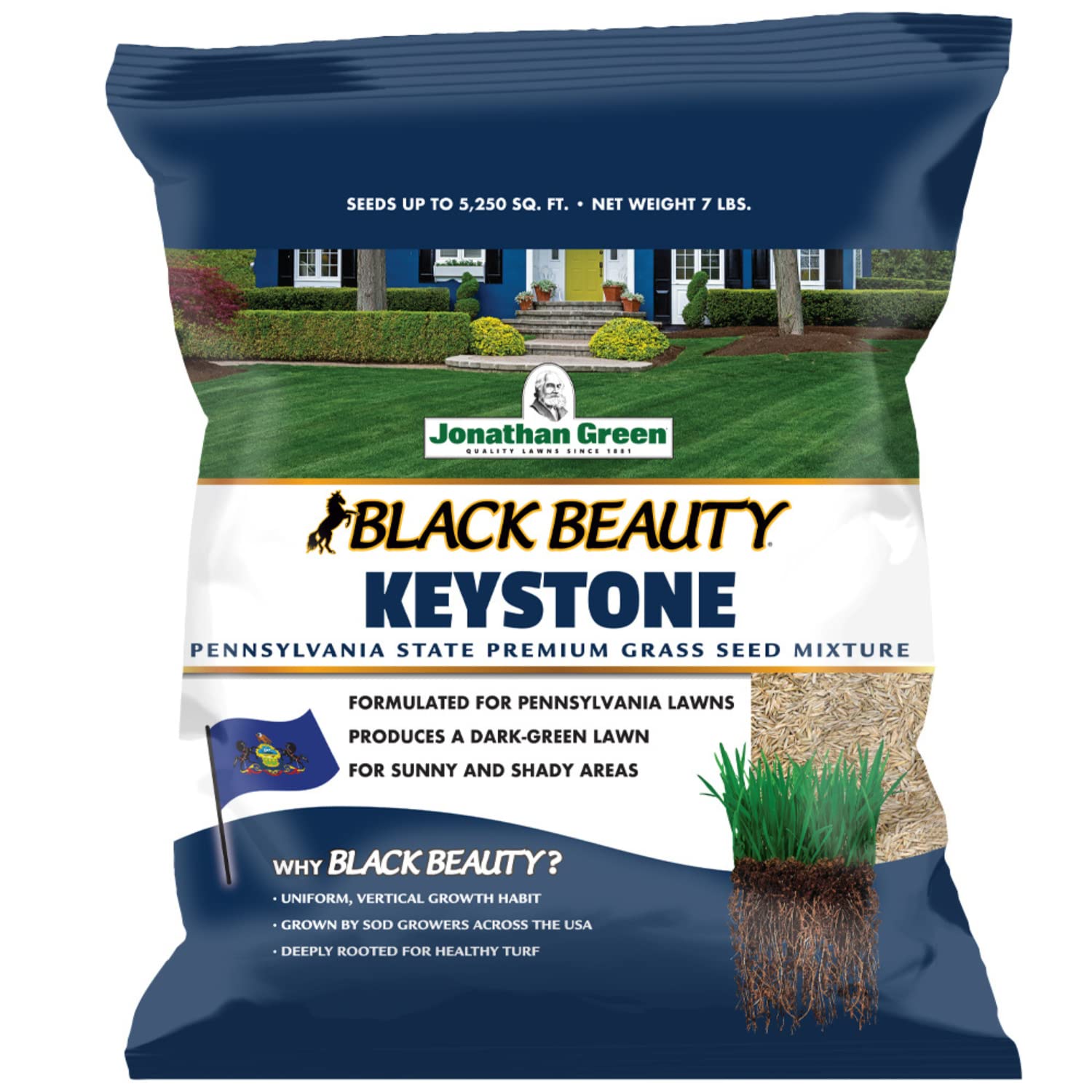 Jonathan Green Black Beauty Keystone PA Grass Seed