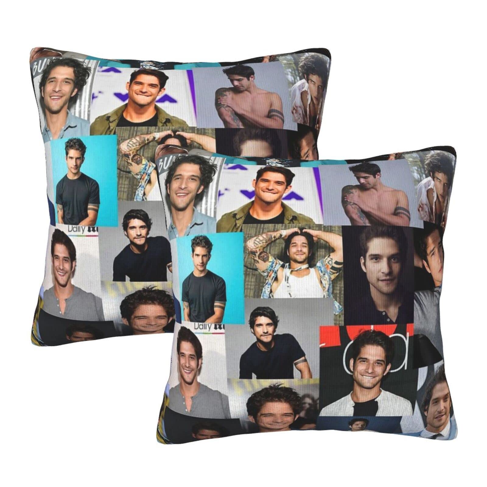 Tyler Actor Posey Square Pillowcases 2 Pack Both Sides Print Plush Pillow Case Decorative Throw Pillow Covers For Sofa Bedroom Car