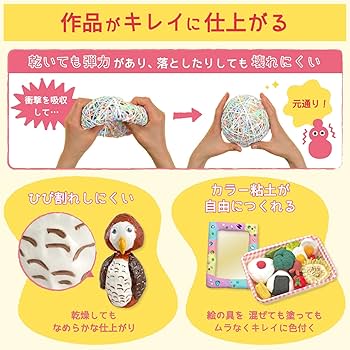 カバの紙粘土細工 カバの紙粘土細工