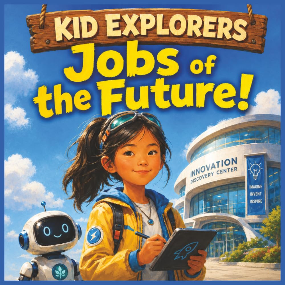 Kid Explorers: Jobs of the Future!: AI, Robots, Green Energy, Medicine, Space, and the Skills Kids Will Need Tomorrow