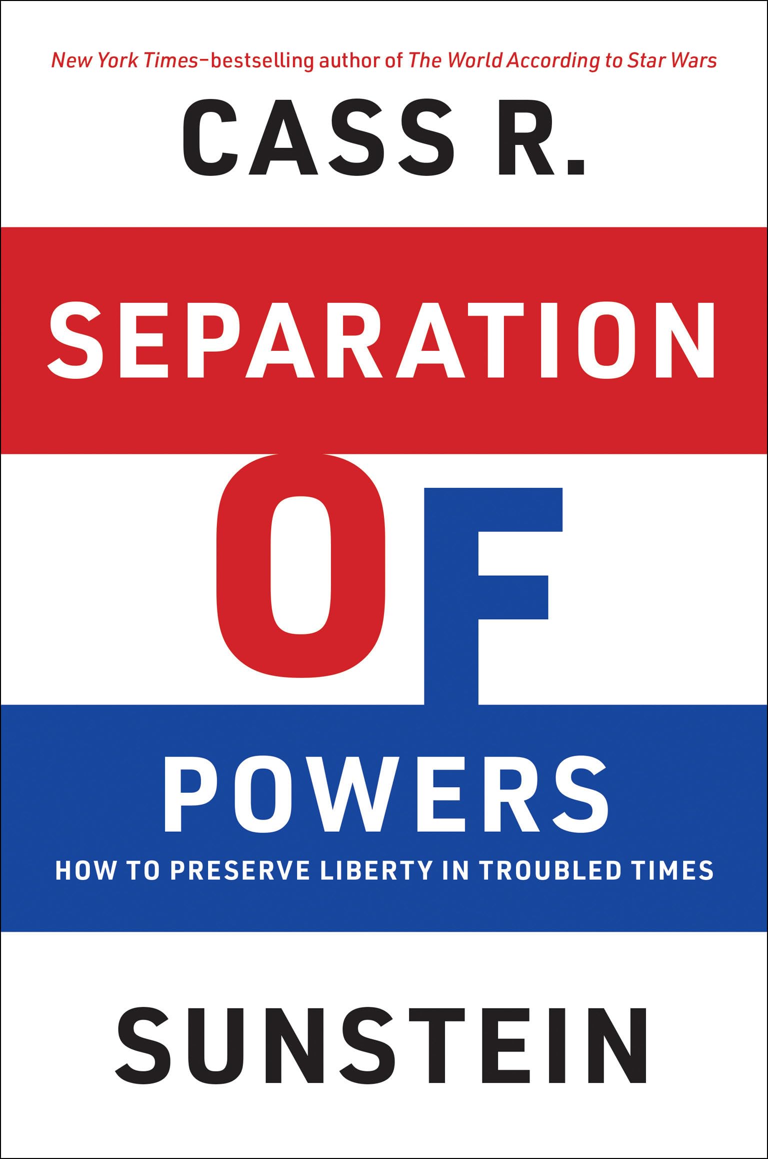 Separation of Powers by Cass R. Sunstein HARDBACK 9780262051774
