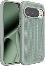 TUDIA DualShield Grip Compatible with Google Pixel 10 & Pixel 10 Pro 2025 Case [MergeGrip] Military Grade Dual Layer Shockproof Rugged Heavy Duty Protective Phone Case - Green Lily