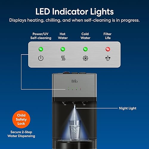Miniatura 7 de Brio Dispensador de agua con enfriador de agua sin botella serie 500