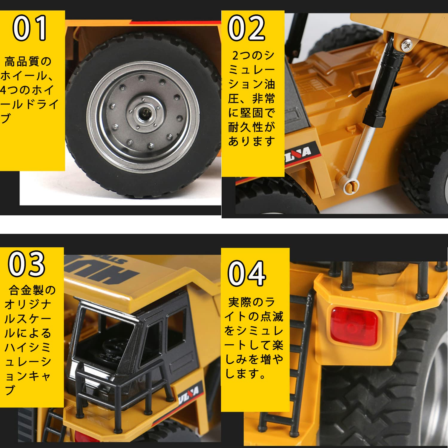 Amazon.co.jp: ダンプカー ラジコンカー エンジニアリング車両