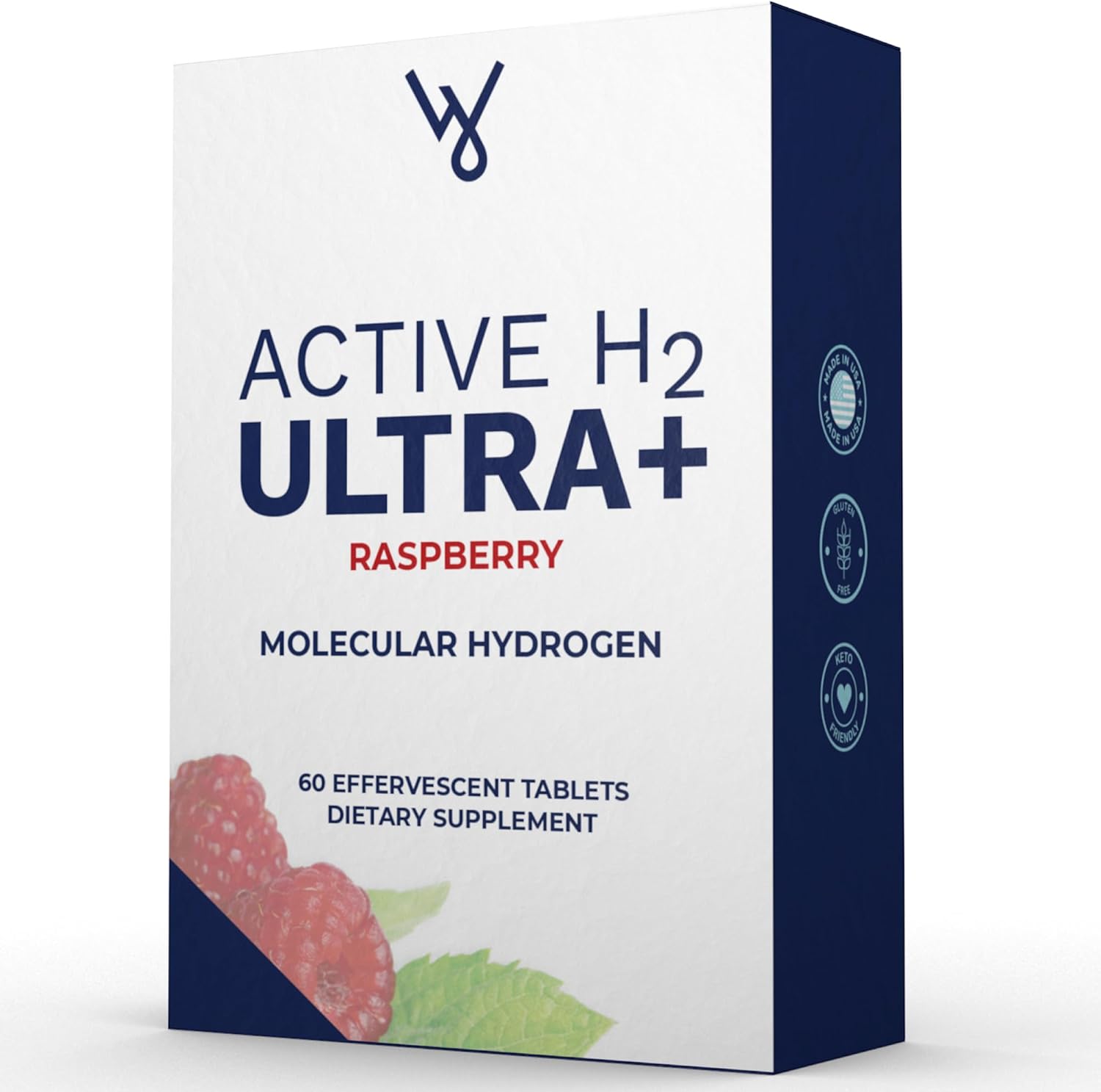 Active H2 Ultra+ Hydrogen Water Tablet, Natural Raspberry. Optimize Health, Support Immunity, and Balance Antioxidants with Benefits of Molecular Hydrogen 120 Servings