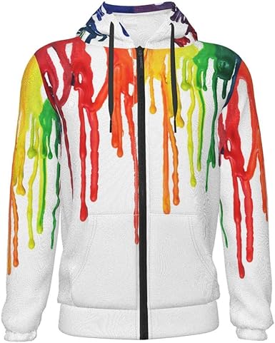 paint drip hoodie amazon