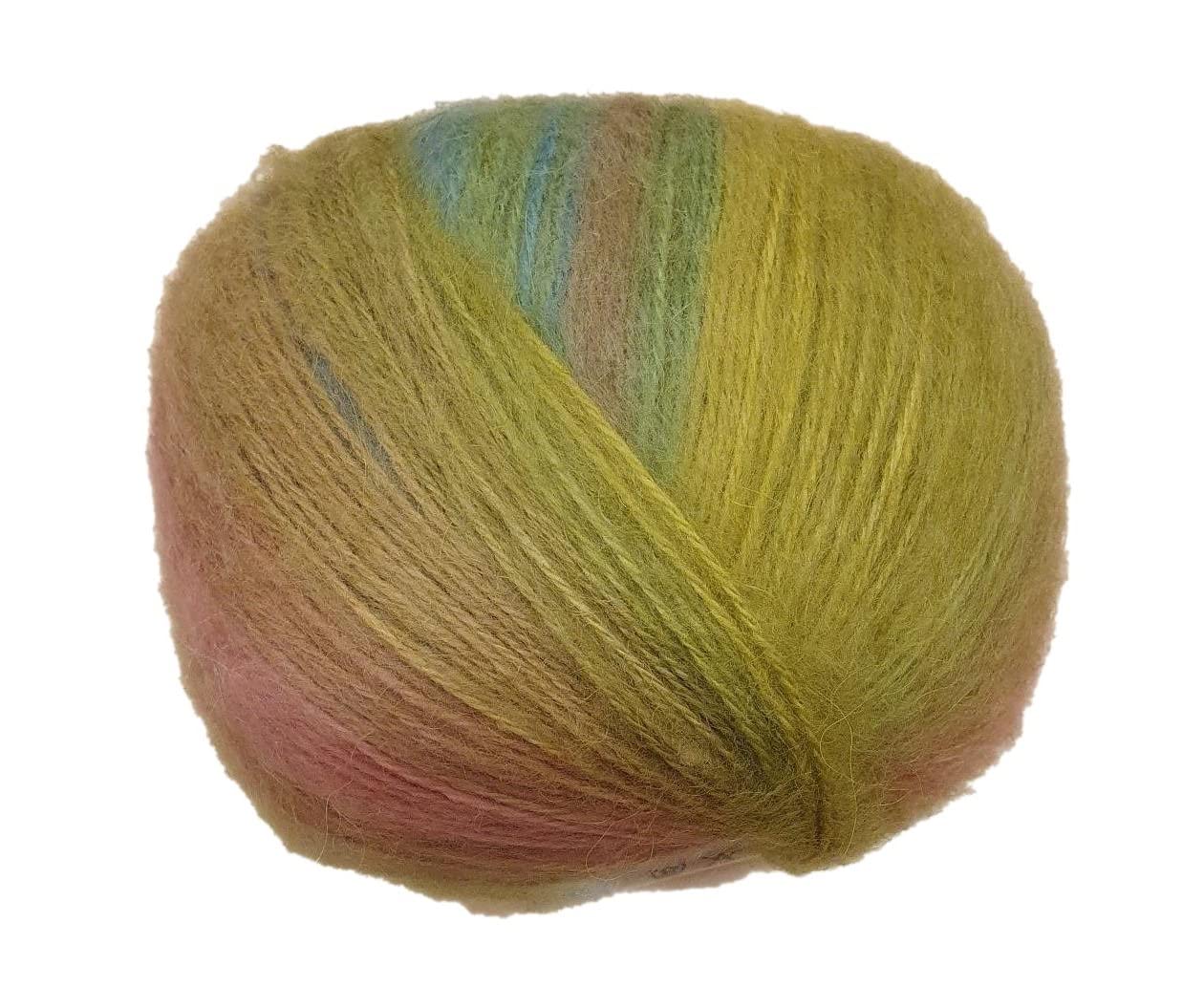 Shhhhh DK 20% Wool Brushed Rainbow Knitting Crochet (SH04)
