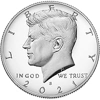 Vista 1 de 2021 S Clad Proof Kennedy Half Dollar - Ultra Cameo Proof