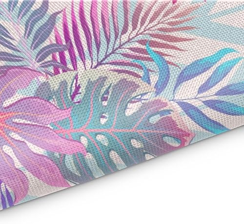 Miniatura 3 de Juego de 4 manteles individuales con diseño de palmera divertida, lavables, impermeables, para fiestas, hogar, comedor, decoración de mesa de 18 x