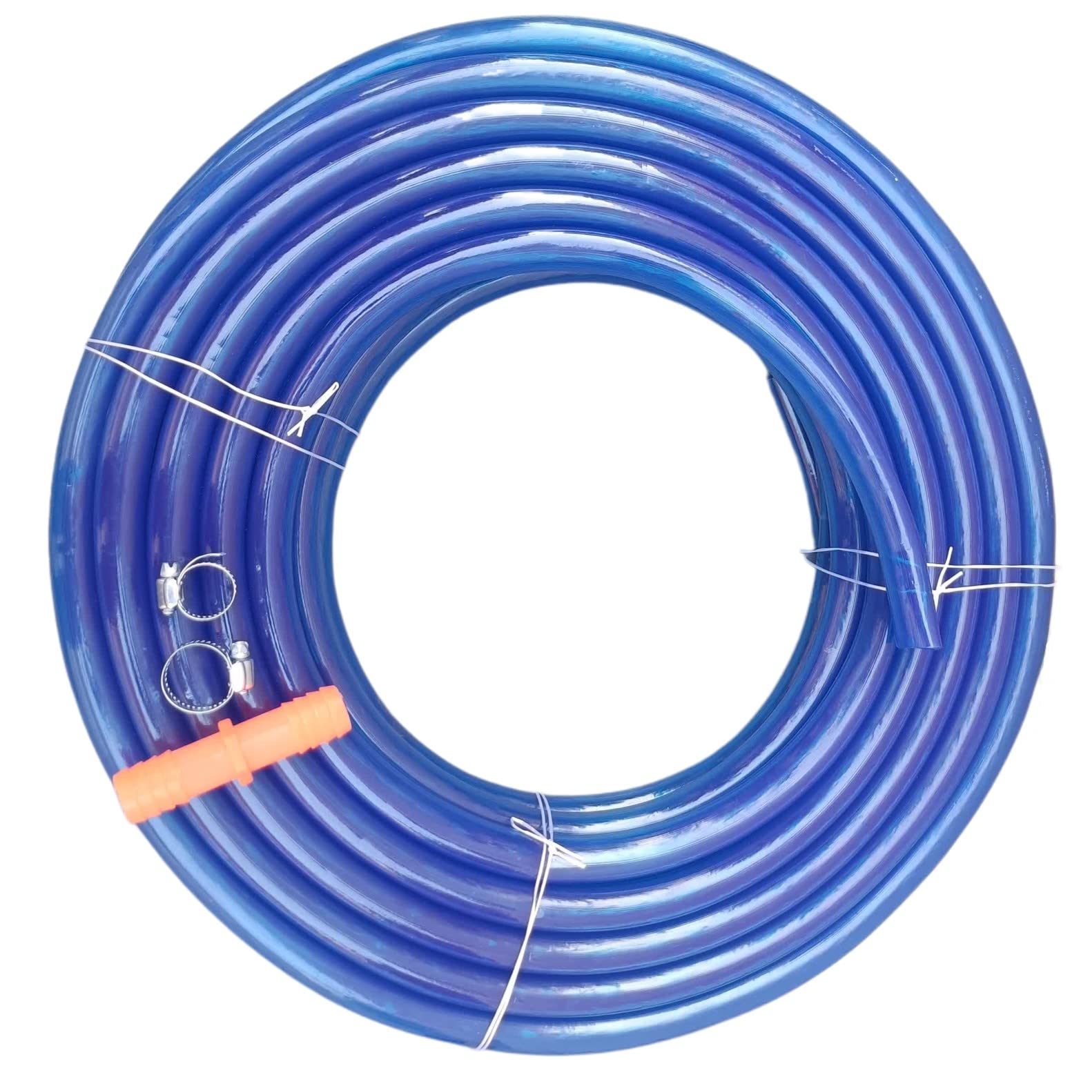 PVC FLEXIBLE PIPE (15mtr. x 1/2") , BRIGHT PEARL BLUE ATTRACTIVE TUBE. SOFT PIPE FOR VARIOUS HOUSEHOLD, AGRICULTURAL AND WORKSHOP NEEDS. REMAINS SOFT FOR LONG WHICH GIVES THE FLEXIBLE HOSE , DURABILITY (B0BJQP91NK) Amazon Price History, Amazon Price Tracker