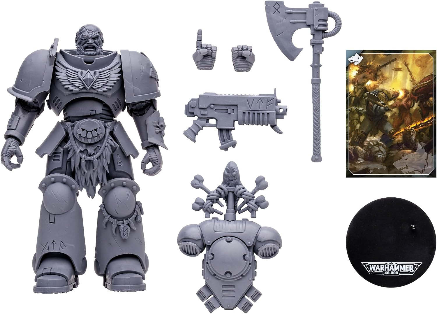 McFarlane Toys - Warhammer 40,000 Space Wolves Wolf Guard (Artist Proof) 7in Figure