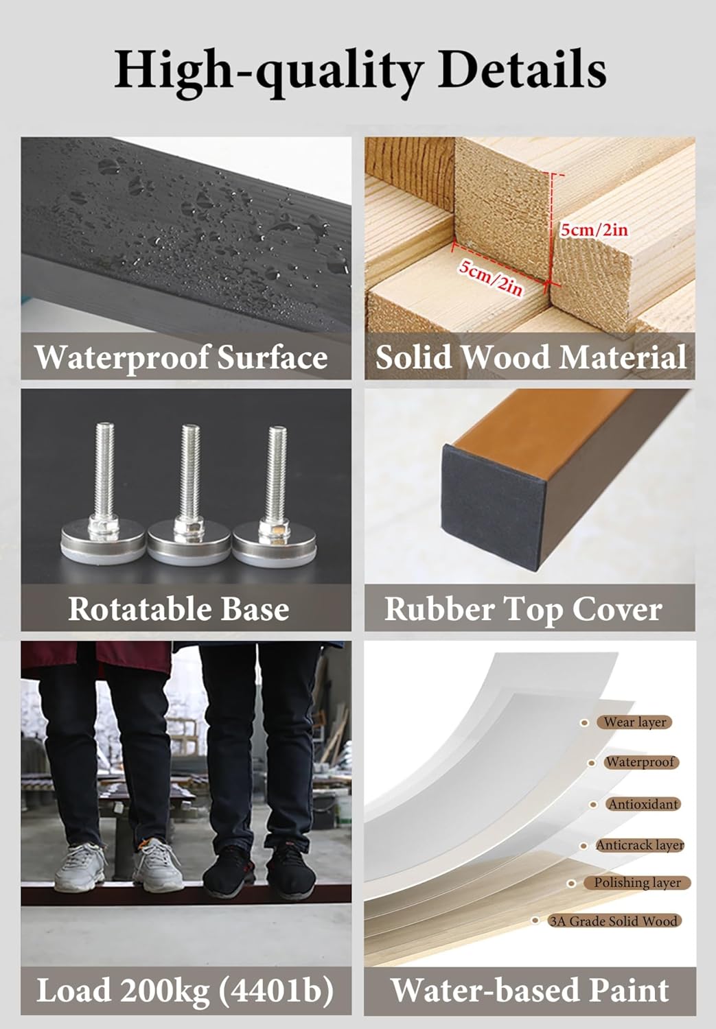 Wall Partition Divider Floor to Ceiling Wooden Slats - 2ft/3ft/4ft/5ft/6ft/7ft/8ft Tall Screen Partition Post Living RSimple Modern Entrance Restaurant Office Hollow Decor Column (Color : Wo