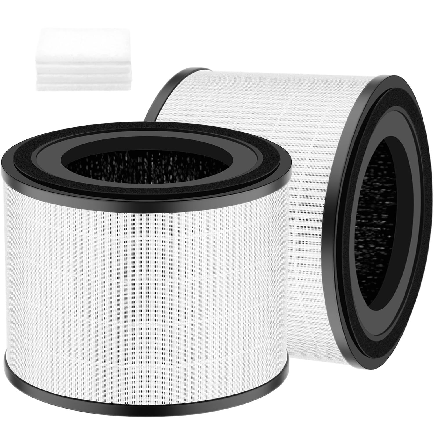 MSB5 Filter Replacement Compatible with Membrane Solutions MSB5 Air Purifier, True H13 High-efficiency Carbon Filter, (2 Pcs ?